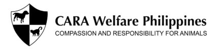 official logo of CARA Welfare Philippines